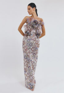 Rose per Giambattista Valli Paris, Dress HC29