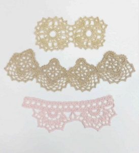 Bordure crochet moda per abiti e accessori