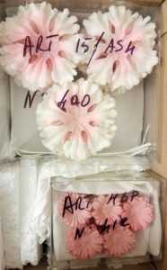 Corolle garofano margherita seta sfumata ricamo embroidery broderie