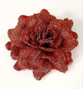 Gardenia in tessuto di lana per Chloé ready-to-wear