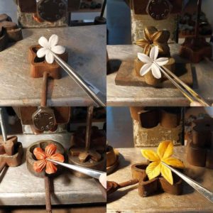 Modellazione 3D piccole corolle da ricamo