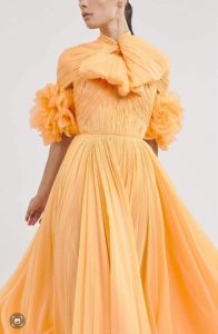 Petali di rosa in seta pura Giambattista Valli Haute Couture 28