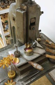 Pressa stampa caldo petali foglie seta