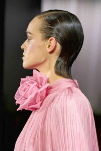 Rosa artigianale in seta accessorio moda Giambattista Valli HC 27