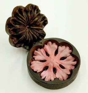 Stampo in ottone corolla garofano 3D in seta